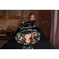 Custom Photo Graduation Blanket Senior 2023 – Memorial Gifts - ARNOVIC