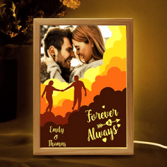 Custom Photo Love You - Couple Personalized Custom Frame Light Box - OLESA