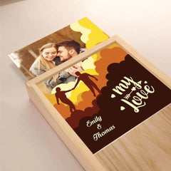 Custom Photo Love You - Couple Personalized Custom Frame Light Box - OLESA