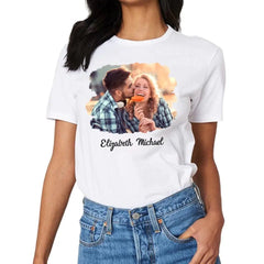Custom Photo The Beginning Of Forever - Couple Personalized Custom Unisex T-shirt, Hoodie - OLESA