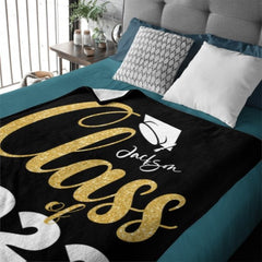 Custom Senior 2023 Graduation Blanket - Best Graduation Gifts - ARNOVIC