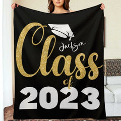 Custom Senior 2023 Graduation Blanket - Best Graduation Gifts - ARNOVIC