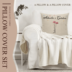 Family Personalized Custom Pillow - Grandma's Garden - OLESA