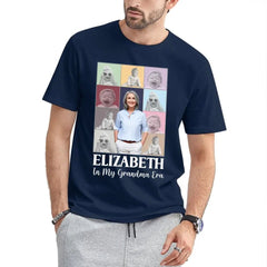 Family Personalized Custom Unisex T-shirt- Gift For Mom, Grandma, Custom Photo In My Mom Era - OLESA