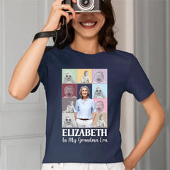 Family Personalized Custom Unisex T-shirt- Gift For Mom, Grandma, Custom Photo In My Mom Era - OLESA