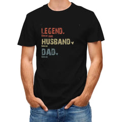 Family Personalized Custom Unisex T-shirt Hoodie - Legend, Husband, Dad And Papa Since - OLESA