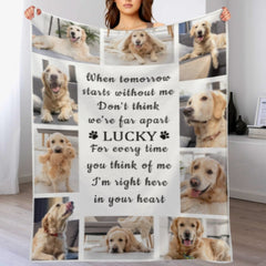 For Every Time You Think Of Me, I'm Right Here Inside Your Heart - Personalized Blanket - ARNOVIC