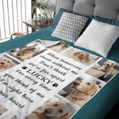 For Every Time You Think Of Me, I'm Right Here Inside Your Heart - Personalized Blanket - ARNOVIC