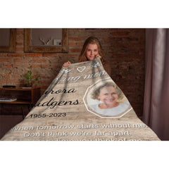 For Every Time You Think Of Me, I'm Right Here Inside Your Heart - Upload Image - Personalized Blanket - ARNOVIC