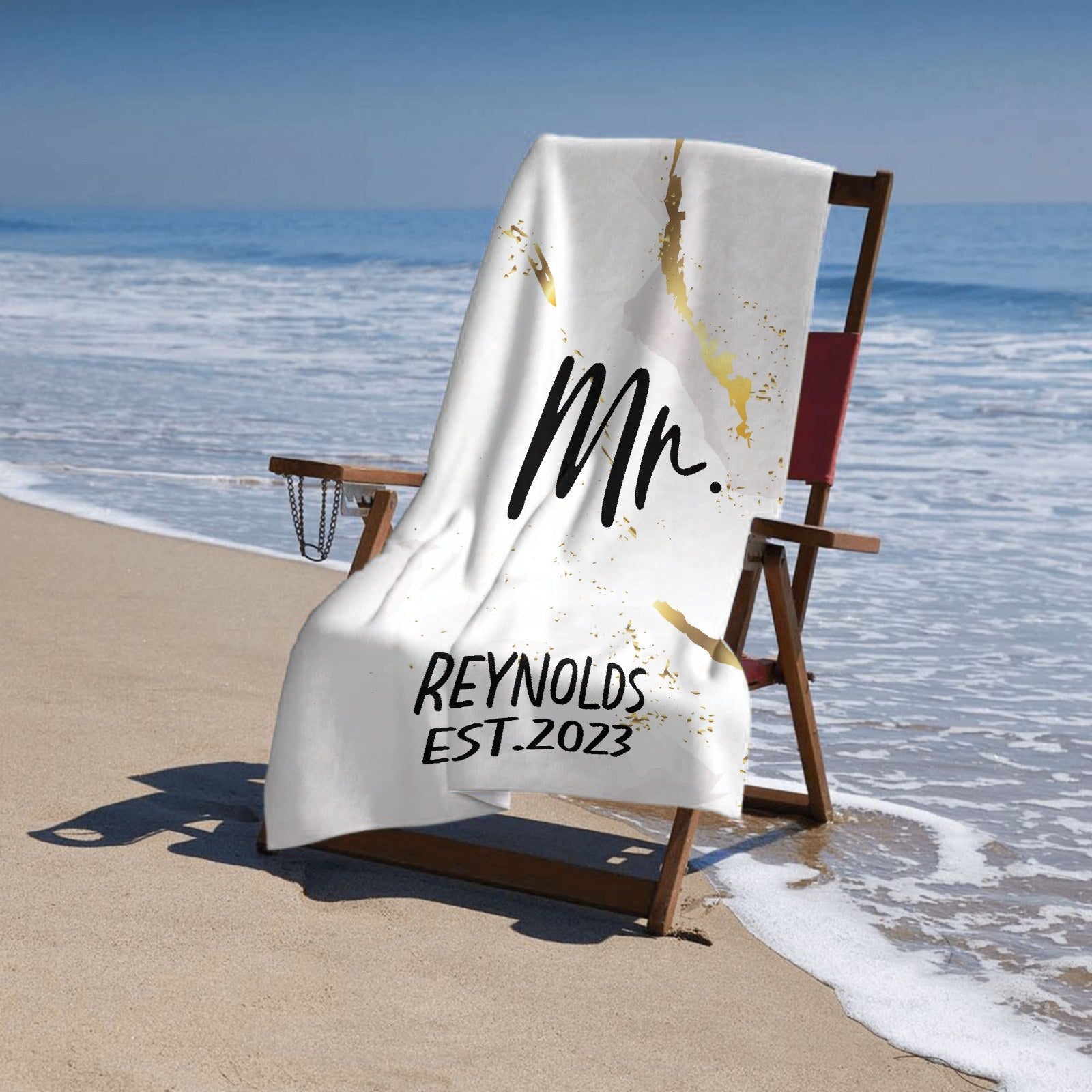 For The Couple Beach Towel - OLESA