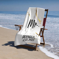 For The Couple Beach Towel - OLESA