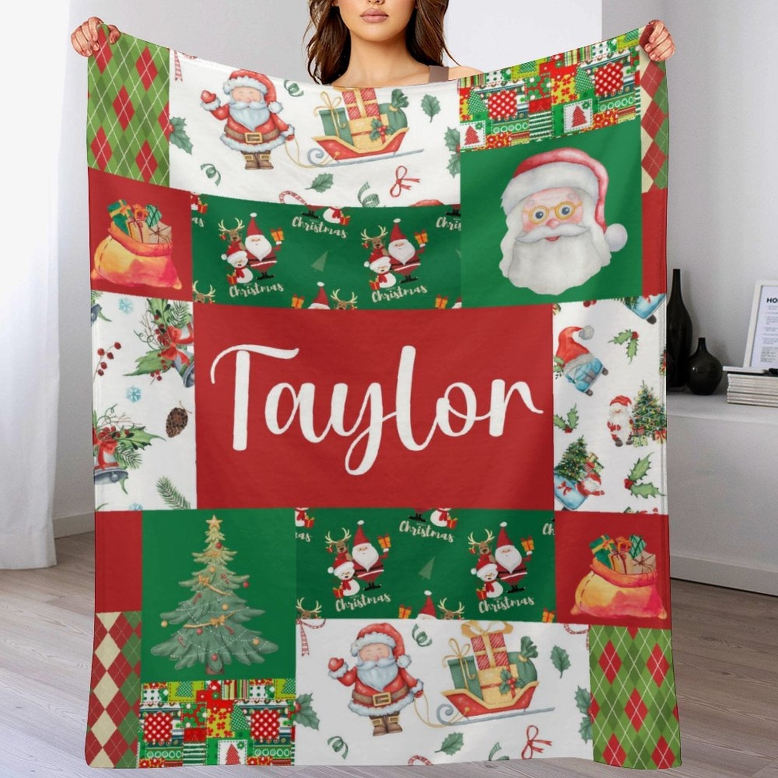 Free Shipping✈️Christmas Personalized Christmas Baby Blanket - OLESA