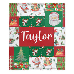 Free Shipping✈️Christmas Personalized Christmas Baby Blanket - OLESA