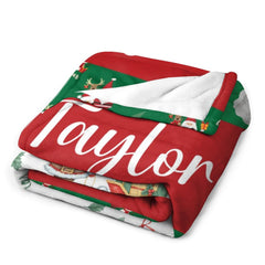 Free Shipping✈️Christmas Personalized Christmas Baby Blanket - OLESA