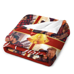 Free Shipping✈️Custom Photo Merry Christmas Blanket For Family - OLESA