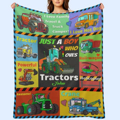 Free Shipping✈️Just A Boy Who Loves Tractors - Gifts For Kids - OLESA
