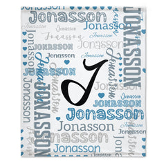 Free Shipping✈️Multicolor Name Personalized Custom Blanket - Perfect for Birthday Gifts - OLESA