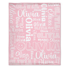 Free Shipping✈️Personalized Custom Name Blanket - Gifts for Family and Friends - OLESA