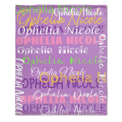 Free Shipping✈️Personalized Name Blanket - OLESA