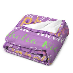 Free Shipping✈️Personalized Name Blanket - OLESA
