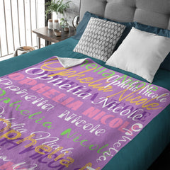 Free Shipping✈️Personalized Name Blanket - OLESA