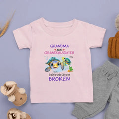 Gift For Granddaughter A Bond That Can't Be Broken Kid T Shirt - OLESA