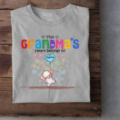 Gift For Grandma This Grandma's Heart Belongs To Elephants Shirt - OLESA