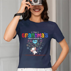 Gift For Grandma This Grandma's Heart Belongs To Elephants Shirt - OLESA