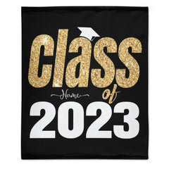 Graduation Blanket 2023 Custom Name - Graduation Gift - OLESA