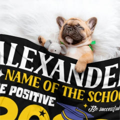 Graduation Gift Custom Name Blanket - ARNOVIC