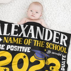Graduation Gift Custom Name Blanket - ARNOVIC
