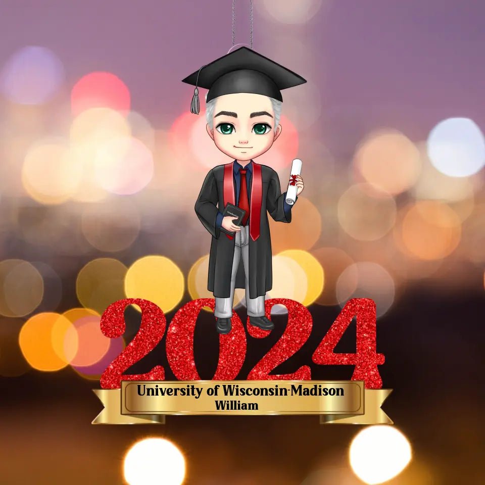 Graduation Personalized Acrylic Ornament - OLESA