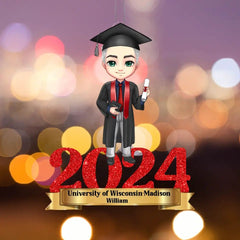 Graduation Personalized Acrylic Ornament - OLESA