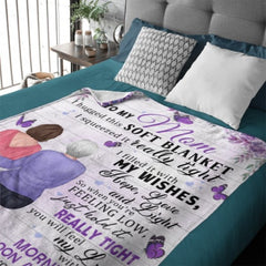 Hold This Really Tight - Personalized Blanket - Mother's Day, Birthday Gift For Mom, Mother - From Daughter - OLESA