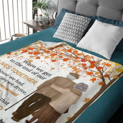 I Had You & You Had Me - Couple Personalized Custom Blanket - Gift For Husband Wife, Anniversary - ARNOVIC