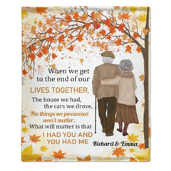 I Had You & You Had Me - Couple Personalized Custom Blanket - Gift For Husband Wife, Anniversary - ARNOVIC