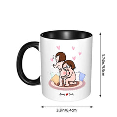 I Love You Personalized Colorful Mug - Couple Gift, Valentine's Day Gift - OLESA