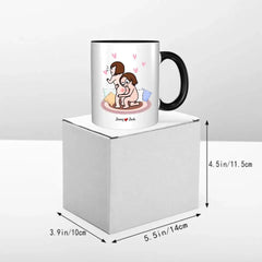 I Love You Personalized Colorful Mug - Couple Gift, Valentine's Day Gift - OLESA