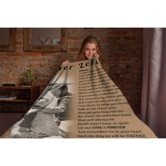 I Never Left You Custom Photo Blanket - Memorial Gift - ARNOVIC