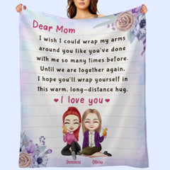 Long-Distance Hug - Personalized Blanket - OLESA
