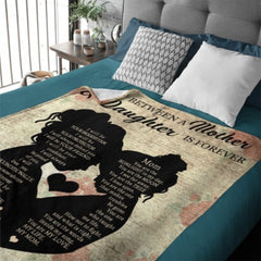 Love Between A Mother & Daughter Is Forever - Mother's Day Blanket - OLESA