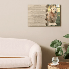 Memorial Canvas Wall Art - Remember Me We'll Be United Evermore - OLESA