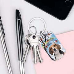 Memorial Personalized Pet Photo Keychain - Until I See You Again - OLESA