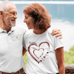 Mommy's Sweet hearts - Family Personalized Custom Unisex T-shirt, Hoodie - Gift For Grandma - OLESA