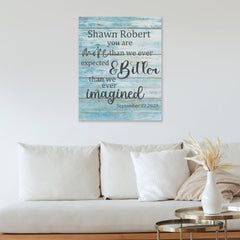 More Than We Expected Baby Canvas - OLESA