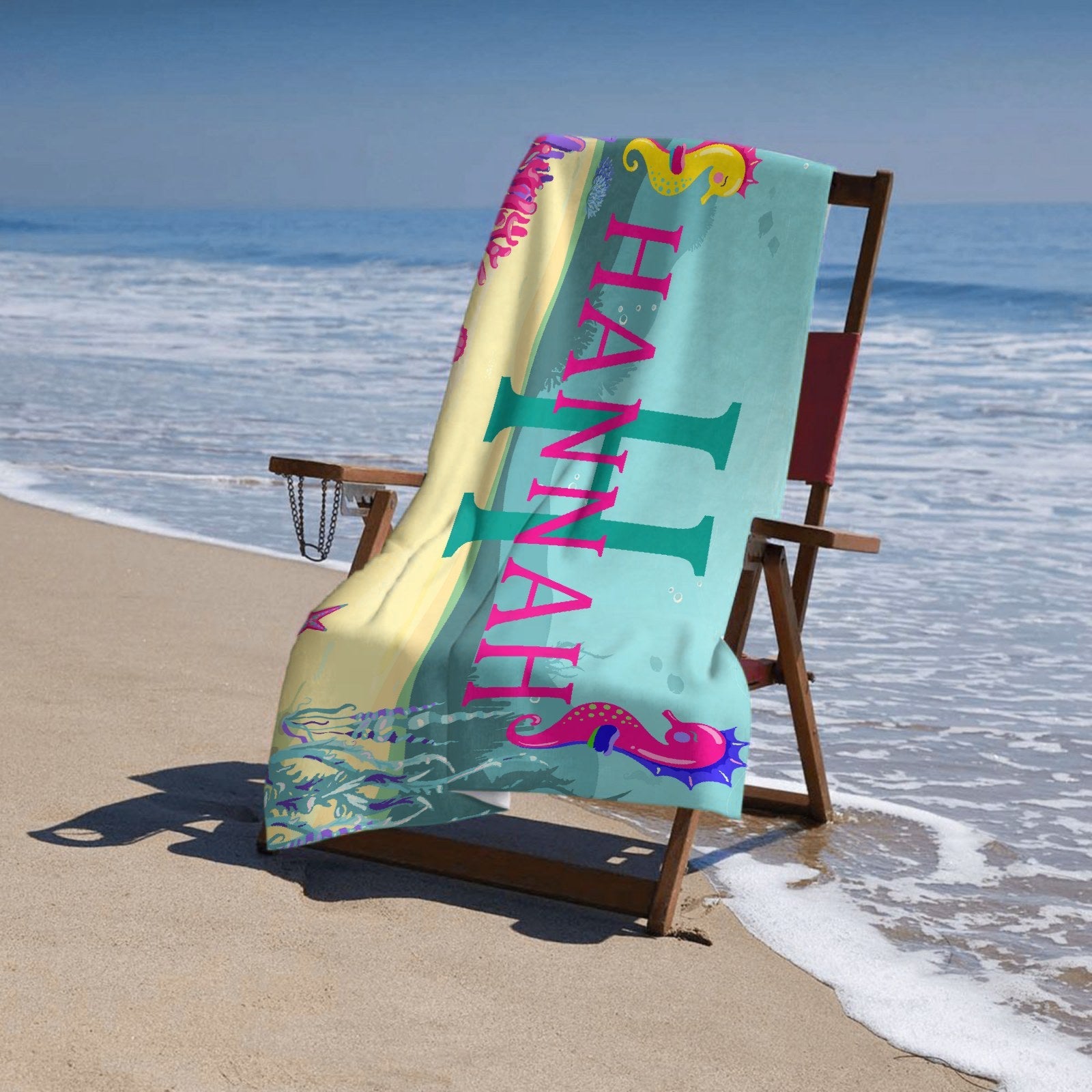 My Own Beachy Name Beach Towel - OLESA