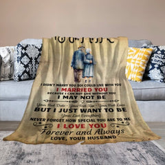 Never Forget How Special You Are To Me - Couple Blanket - New Arrival, Christmas Gift For Wife From Husband - OLESA