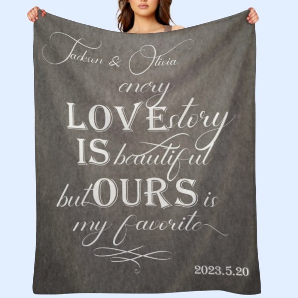 Our Love Story is My Favorite - Custom Gift for Your Love - OLESA