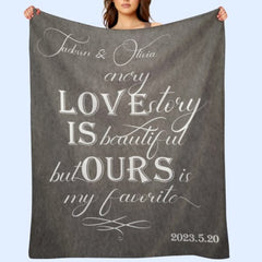 Our Love Story is My Favorite - Custom Gift for Your Love - OLESA
