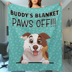 Paws Off - It's My Blanket - Gift For Dog Lovers - Personalized Blanket - OLESA